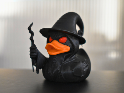 Wizard Duck 3D Printed Magic Caster Figurine
