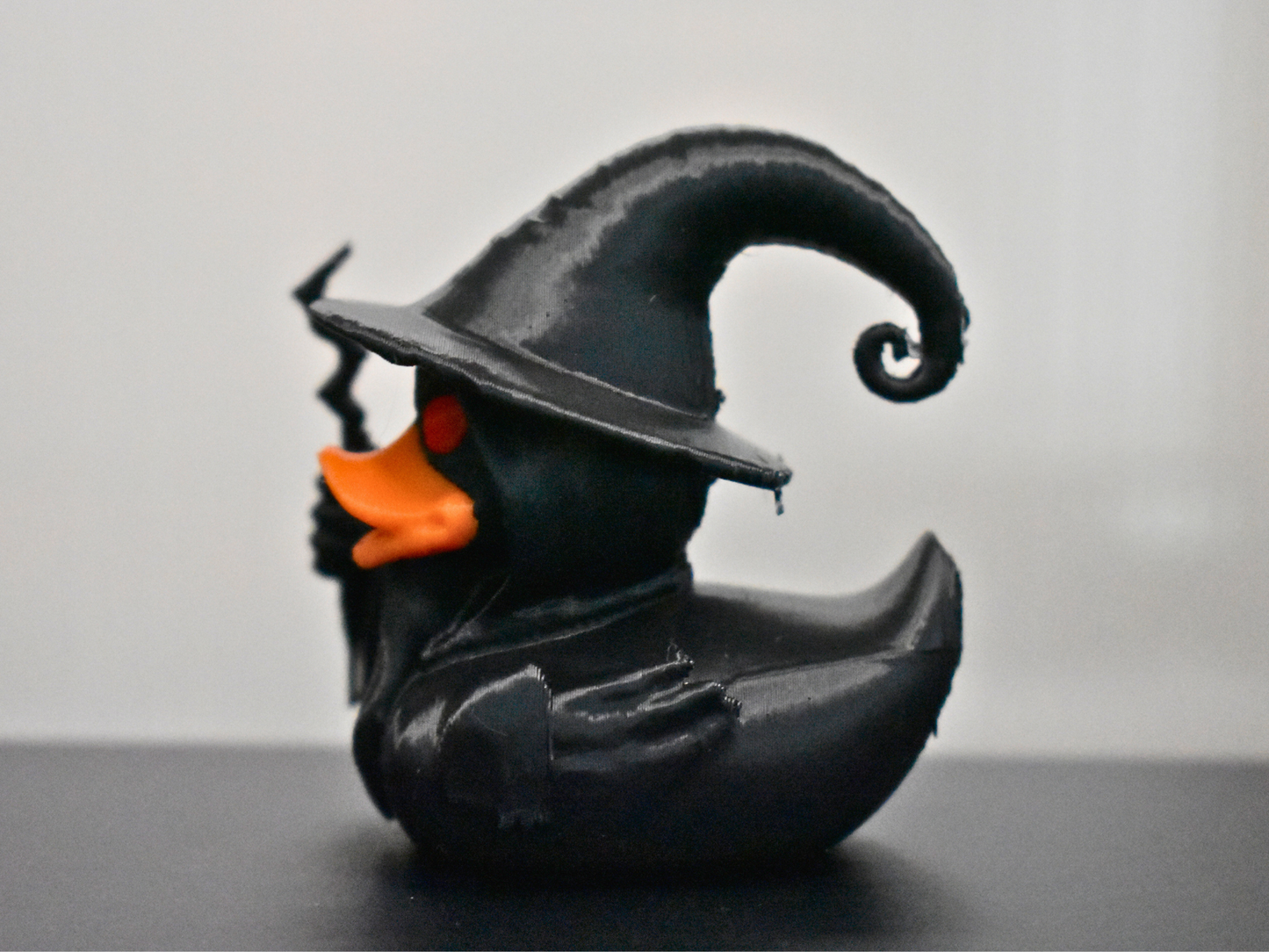 Wizard Duck 3D Printed Magic Caster Figurine