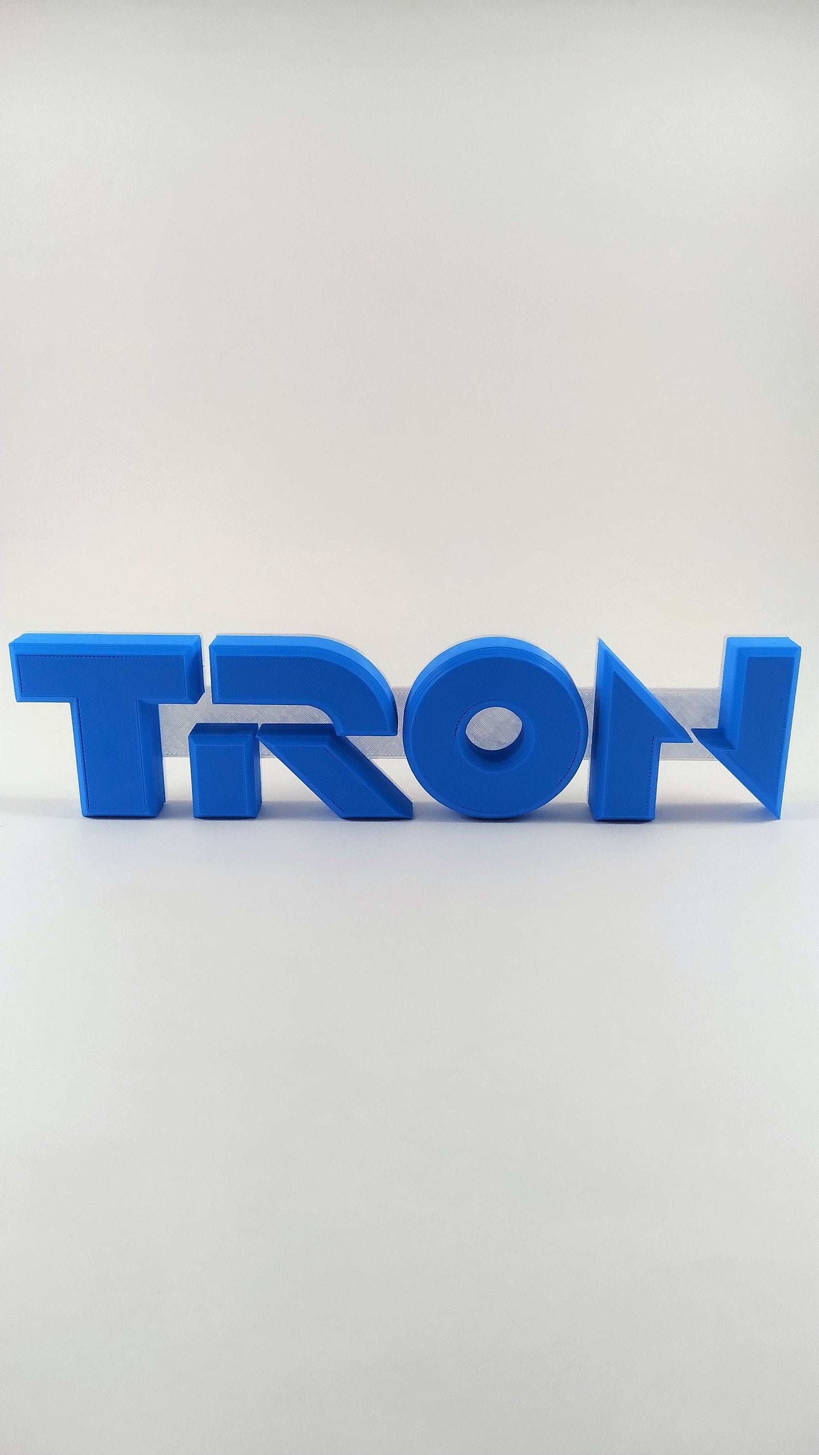 Vintage Tron 1982 Movie Logo – Classic Sci-Fi Collectible Emblem for Fans of Retro Cinema - 3DEvricPrinting