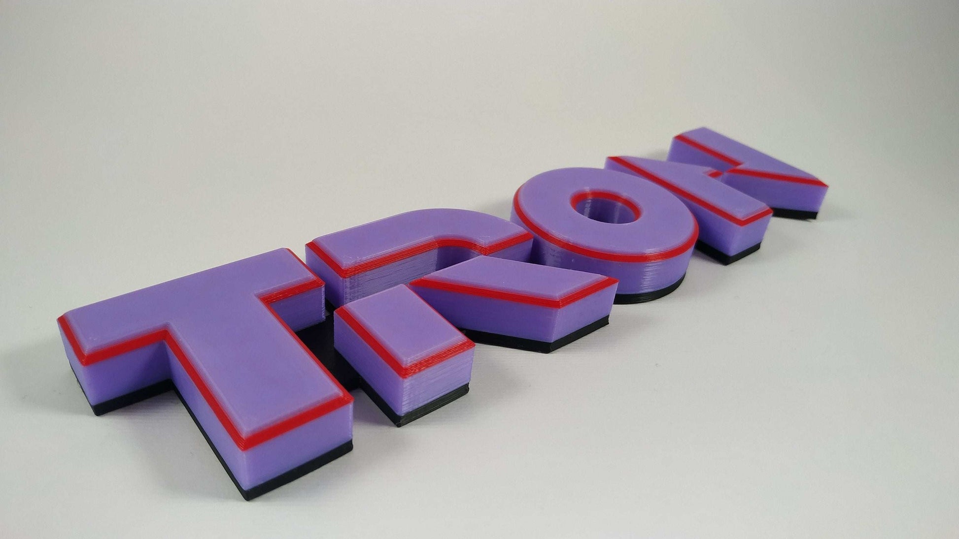 Vintage Tron 1982 Movie Logo – Classic Sci-Fi Collectible Emblem for Fans of Retro Cinema - 3DEvricPrinting