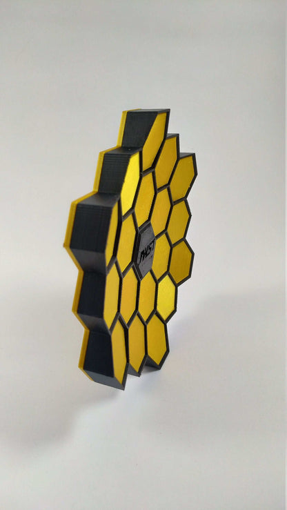 James Webb Space Telescope Mirror Model: 3D Printed NASA Decor - 3DEvricPrinting