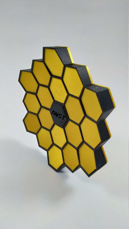 James Webb Space Telescope Mirror Model: 3D Printed NASA Decor - 3DEvricPrinting