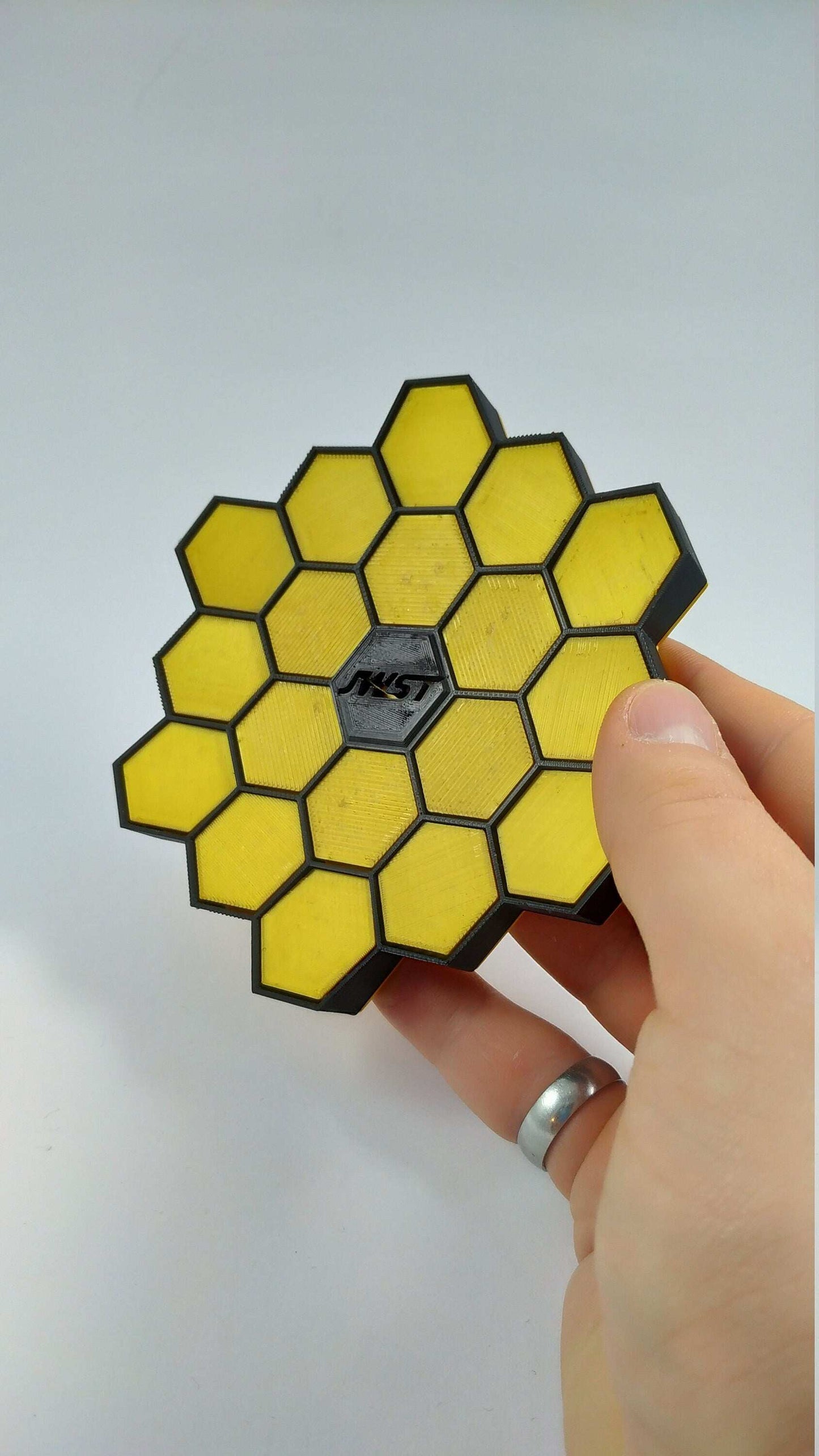 James Webb Space Telescope Mirror Model: 3D Printed NASA Decor - 3DEvricPrinting