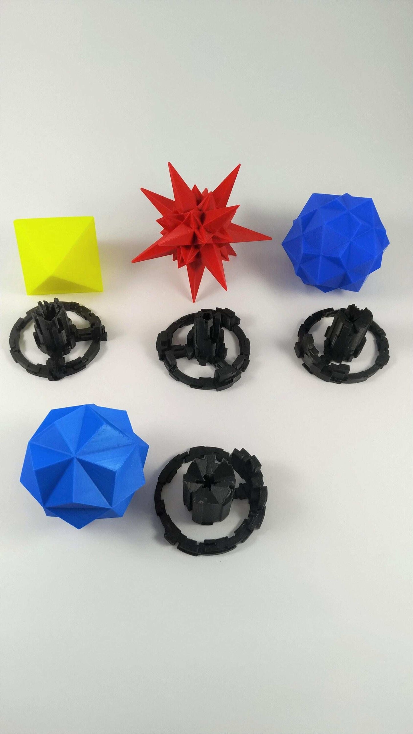Tron Bits 1982 Movie Model Kit: 3D Printed PLA Set - 3DEvricPrinting