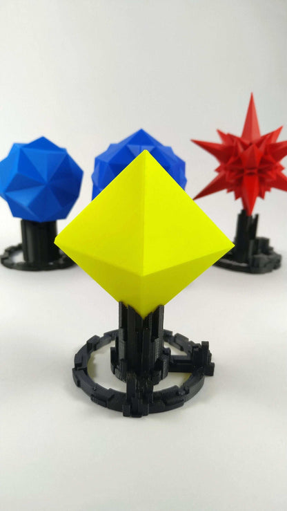 Tron Bits 1982 Movie Model Kit: 3D Printed PLA Set - 3DEvricPrinting