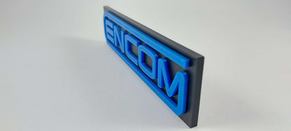Tron 1982 Encom Corporation Logo - 3DEvricPrinting
