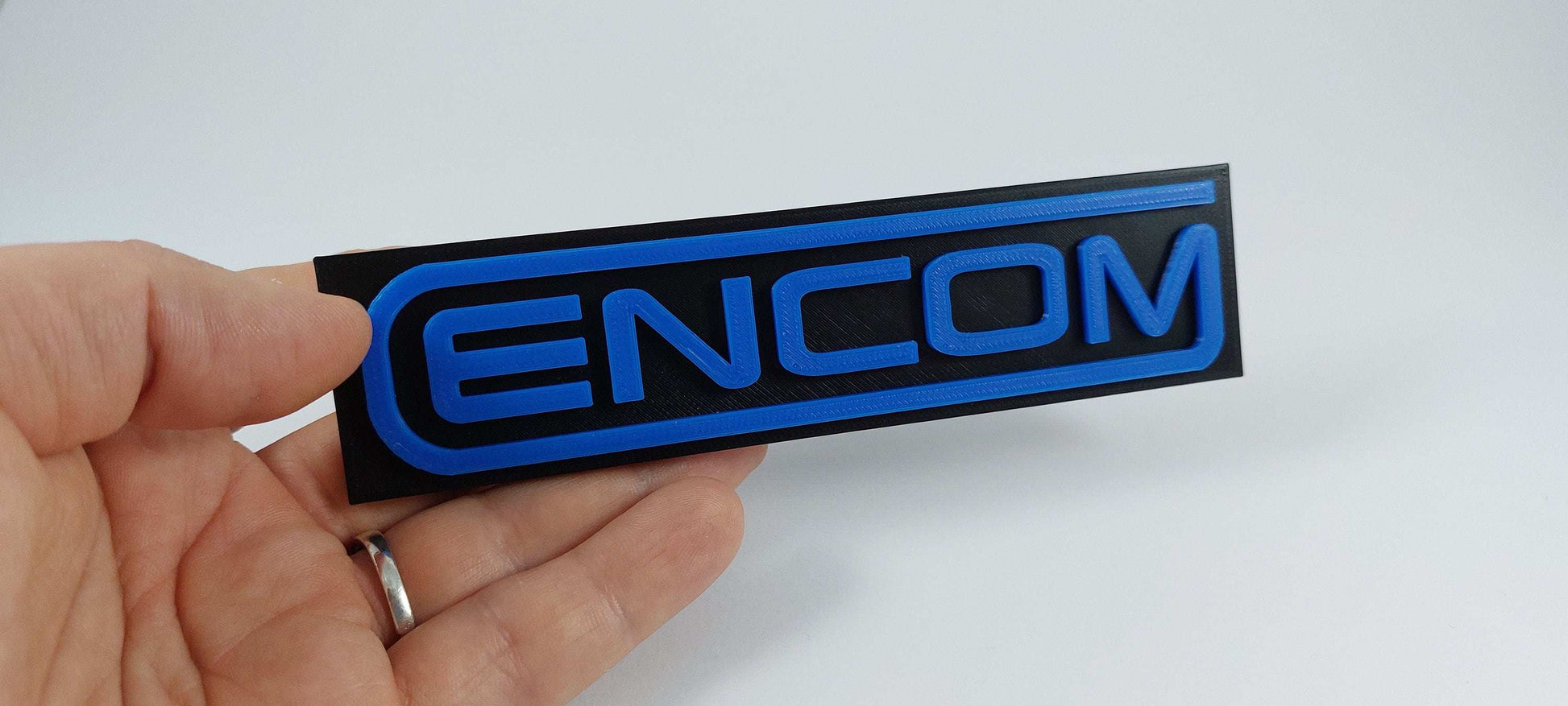 Tron 1982 Encom Corporation Logo - 3DEvricPrinting
