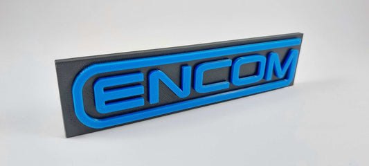 Tron 1982 Encom Corporation Logo - 3DEvricPrinting