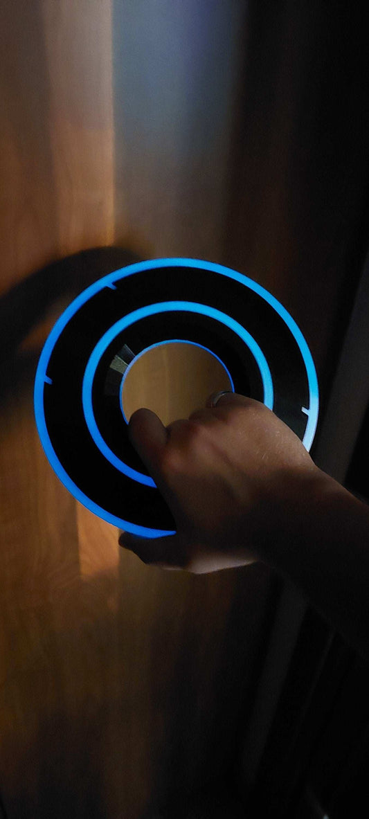 Tron Legacy Identity Disc: 3D Printed PLA Model - 3DEvricPrinting