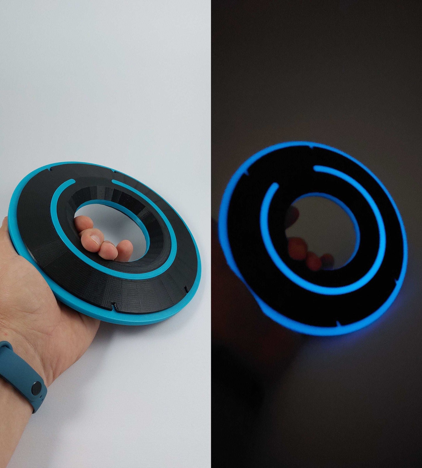 Tron Legacy Identity Disc: 3D Printed PLA Model - 3DEvricPrinting