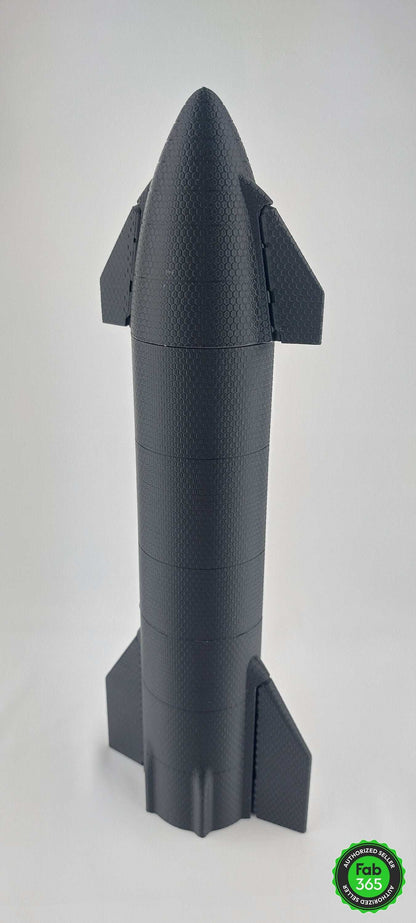 SpaceX Starship Cargo Model: 3D Printed Rocket, Functional Hangar - 3DEvricPrinting