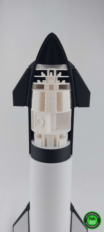 SpaceX Starship Crew Model: 3D Printed Mars Mission Rocket - 3DEvricPrinting