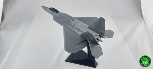 3D Printed F-22 Raptor Model: 1/72 Scale Collectible with Stand - 3DEvricPrinting