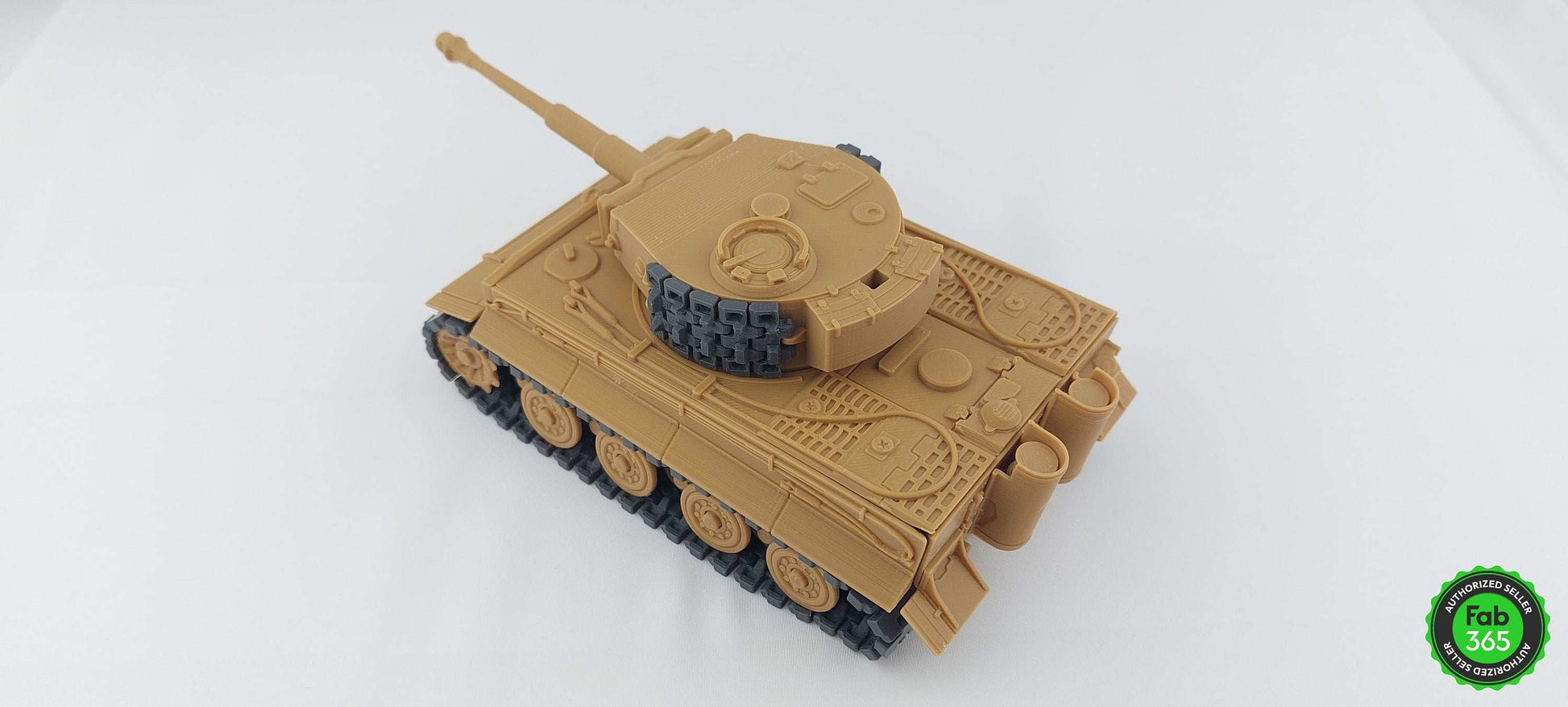 3D Printed Tiger-I Tank Model: WWII Replica, 1/48 Scale - 3DEvricPrinting