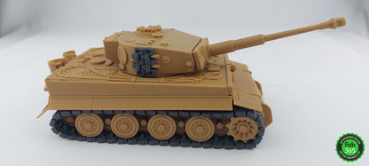 3D Printed Tiger-I Tank Model: WWII Replica, 1/48 Scale - 3DEvricPrinting