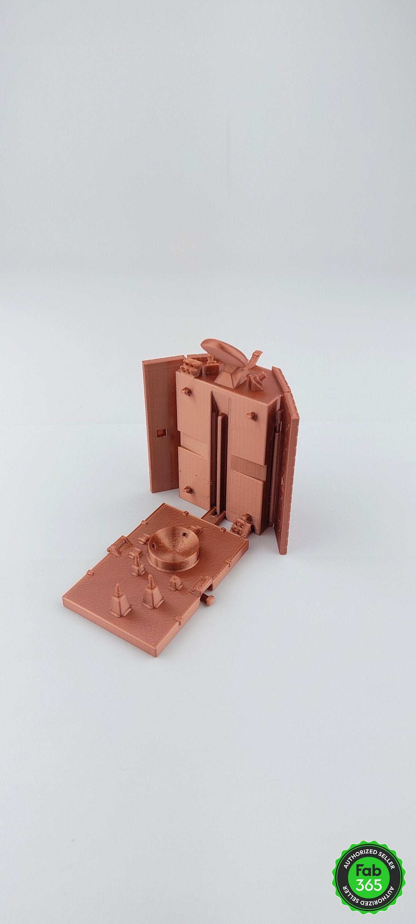 SpaceX Falcon 9 Fairing with Satellite: 3D Printed Model (1/66 Scale) - 3DEvricPrinting