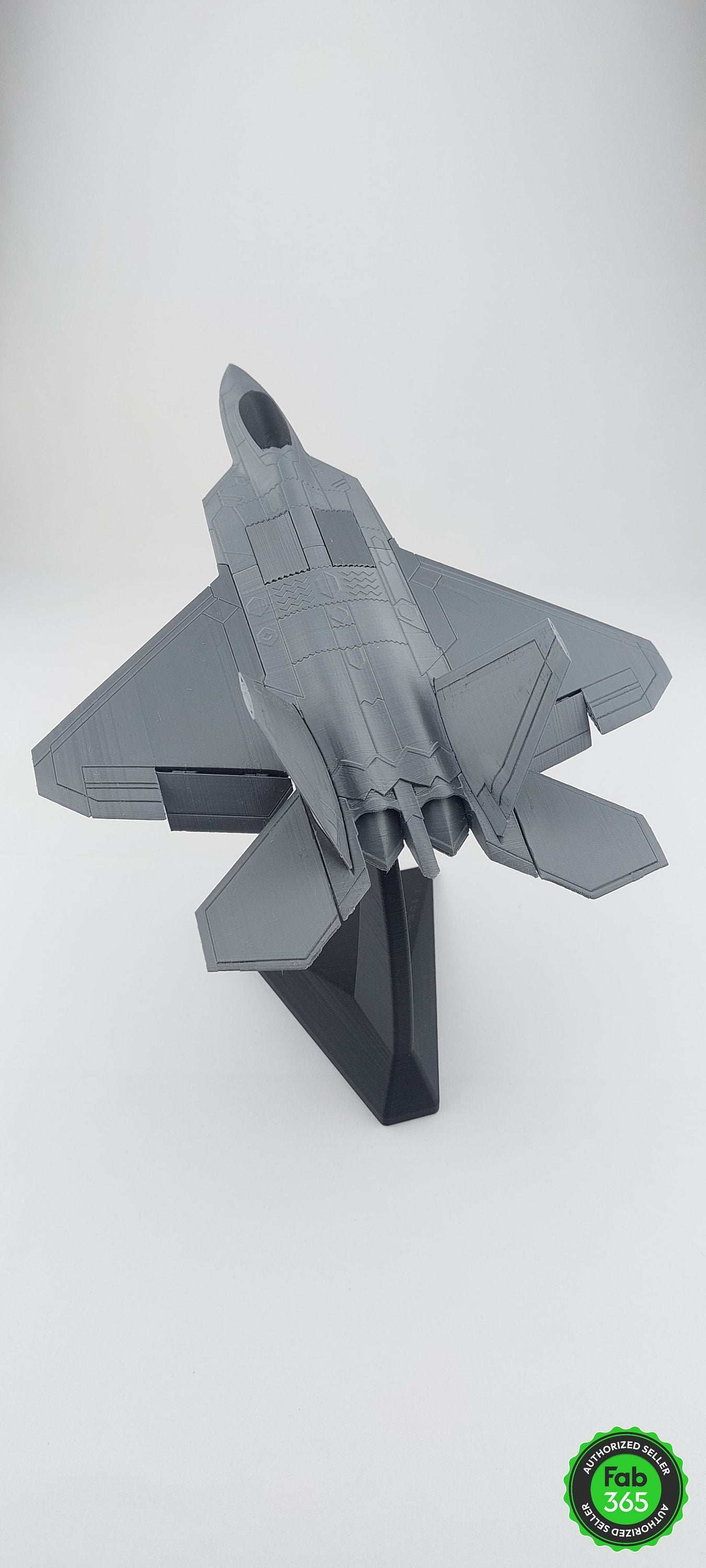 3D Printed F-22 Raptor Model: 1/72 Scale Collectible with Stand - 3DEvricPrinting