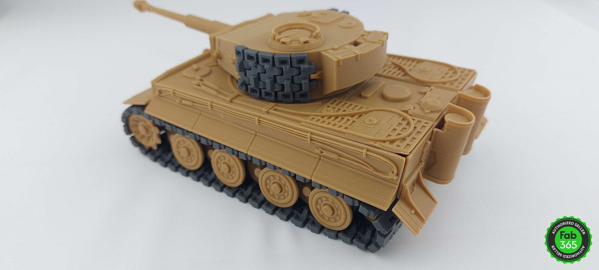 3D Printed Tiger-I Tank Model: WWII Replica, 1/48 Scale - 3DEvricPrinting