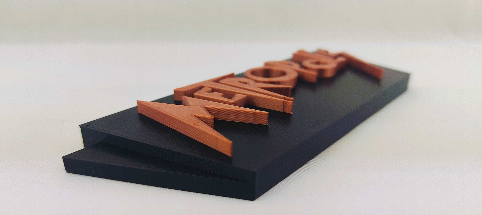 Metropolis 1927 Movie Logo: 3D Printed PLA Decor - 3DEvricPrinting