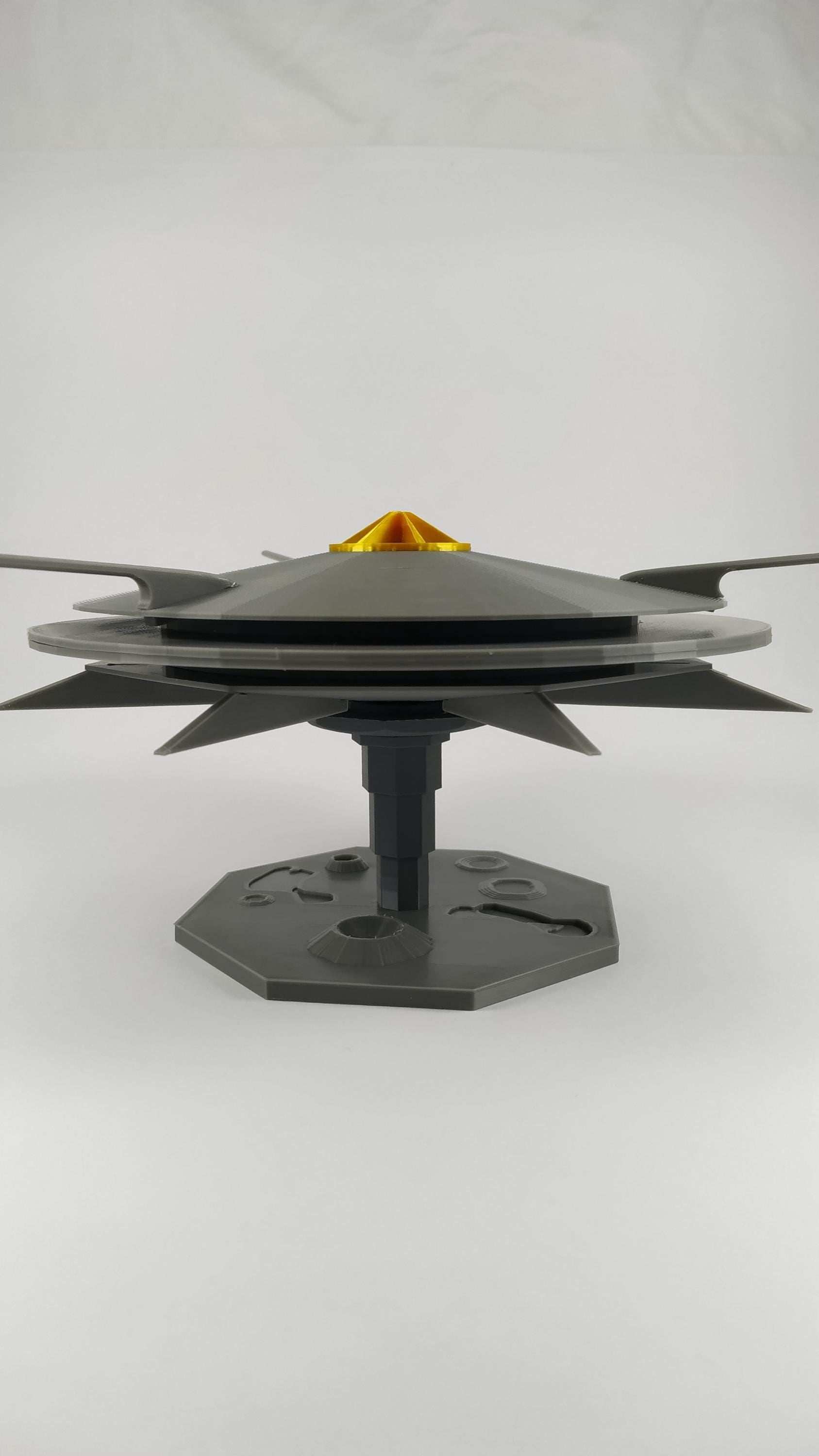 Raumpatrouille Orion VIII Model: 3D Printed Retro German Sci-Fi Collectible - 3DEvricPrinting