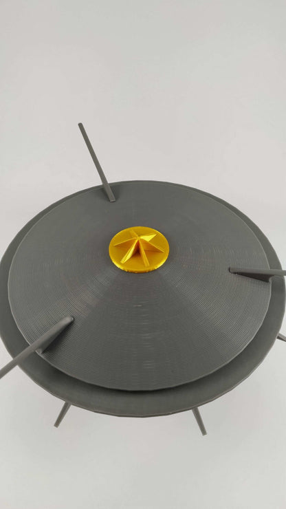 Raumpatrouille Orion VIII Model: 3D Printed Retro German Sci-Fi Collectible - 3DEvricPrinting