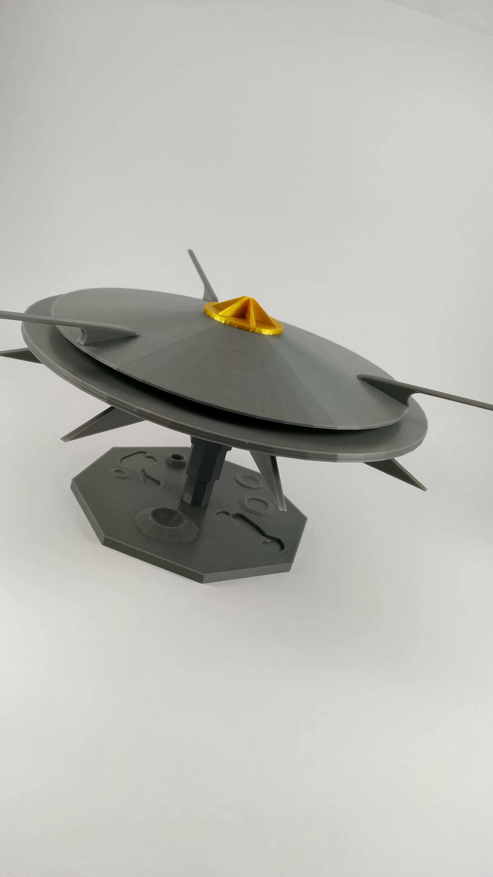 Raumpatrouille Orion VIII Model: 3D Printed Retro German Sci-Fi Collectible - 3DEvricPrinting