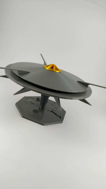 Raumpatrouille Orion VIII Model: 3D Printed Retro German Sci-Fi Collectible - 3DEvricPrinting