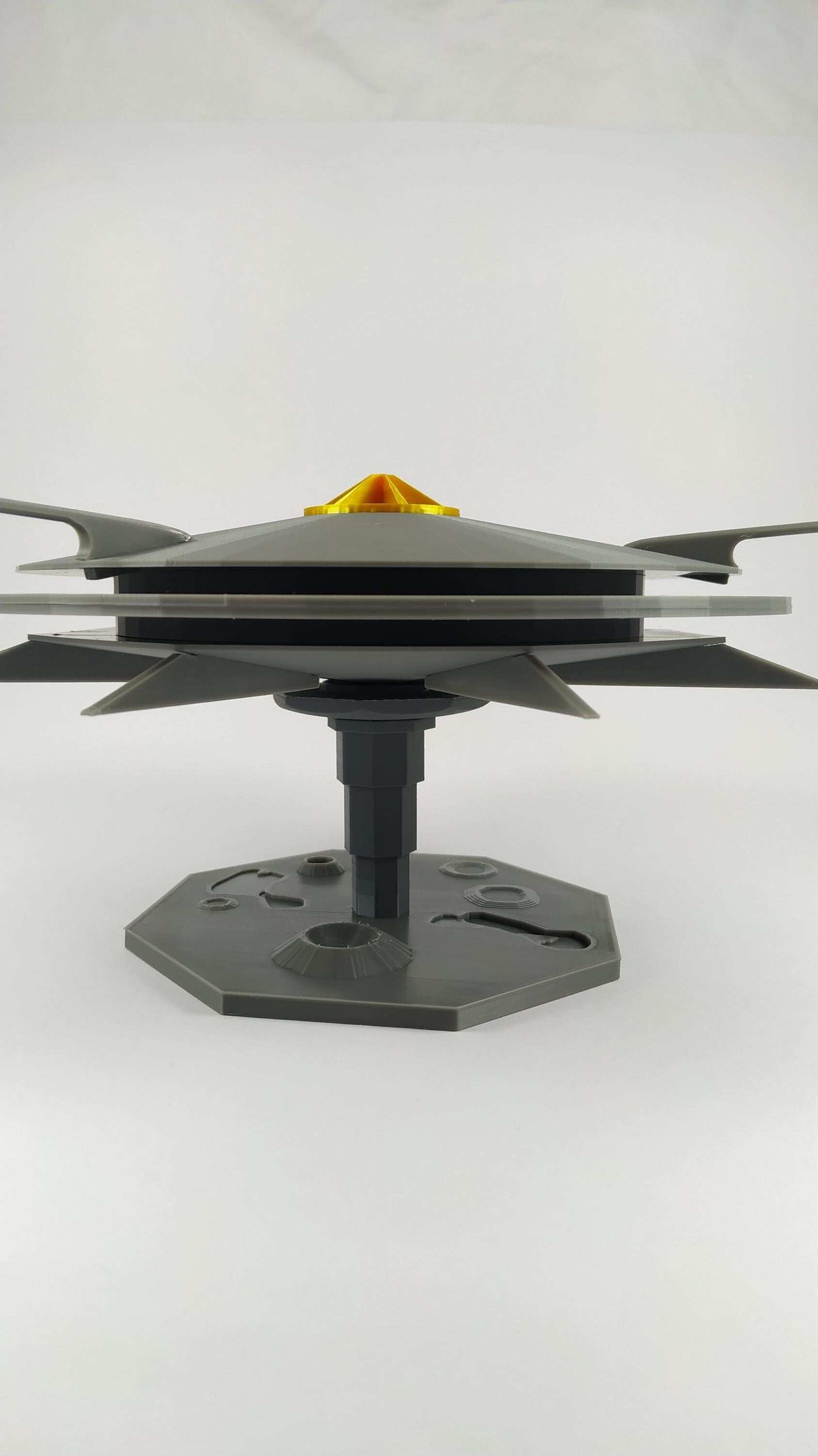 Raumpatrouille Orion VIII Model: 3D Printed Retro German Sci-Fi Collectible - 3DEvricPrinting