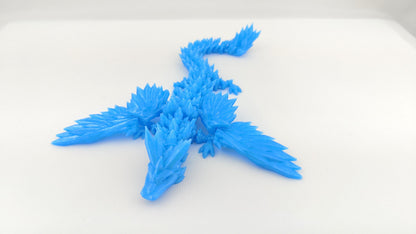 Crystalwing Articulated Dragon Figurine, Fantasy Collectible Gift