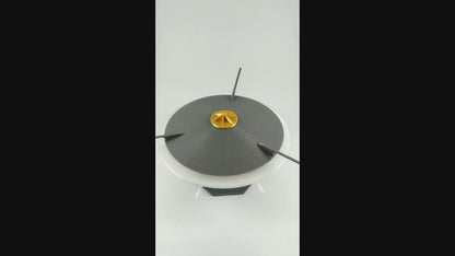 Raumpatrouille Orion VIII Model: 3D Printed Retro German Sci-Fi Collectible
