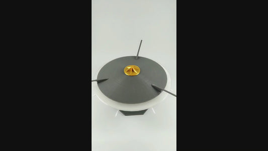 Raumpatrouille Orion VIII Model: 3D Printed Retro German Sci-Fi Collectible